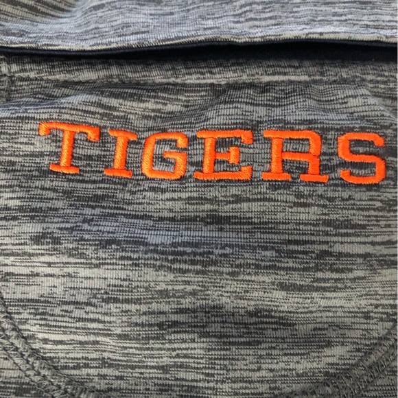 Chiliwear Auburn Tigers Embroidered Logo Polo Long Sleeve SZ L - Picture 3 of 13